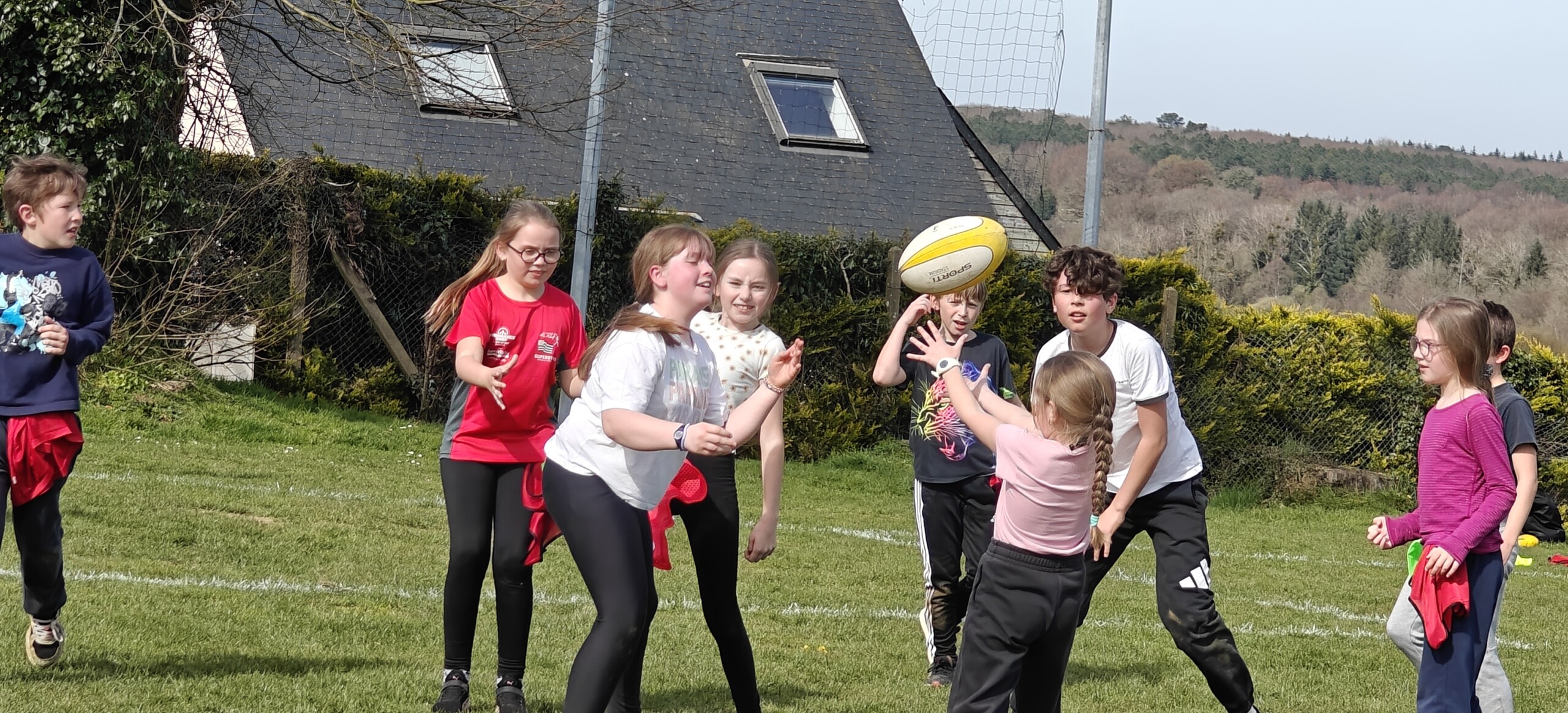 Flag Rugby en CE2/CM bilingue - École Saint Melaine / Skol Sant Melen